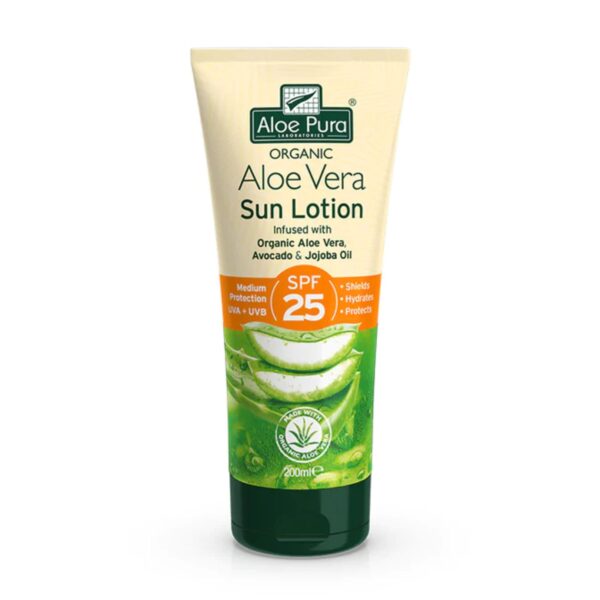 Optima Aloe Vera Sun Lotion SPF 25 200ml